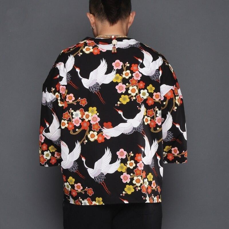 Men’s Cherry Blossom Kimono Jacket L