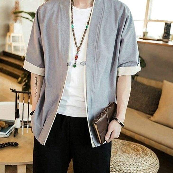 Men's Long Kimono Jacket - Sensu