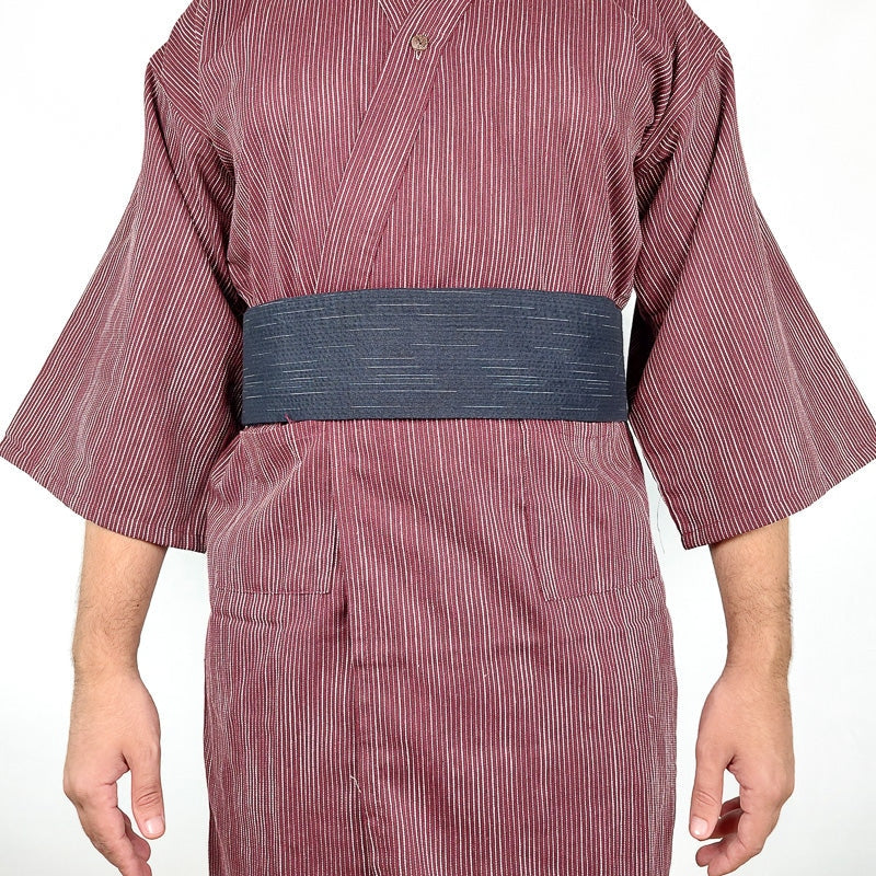 Men’s Japanese Kimono Obi Belt - Fuyu One Size