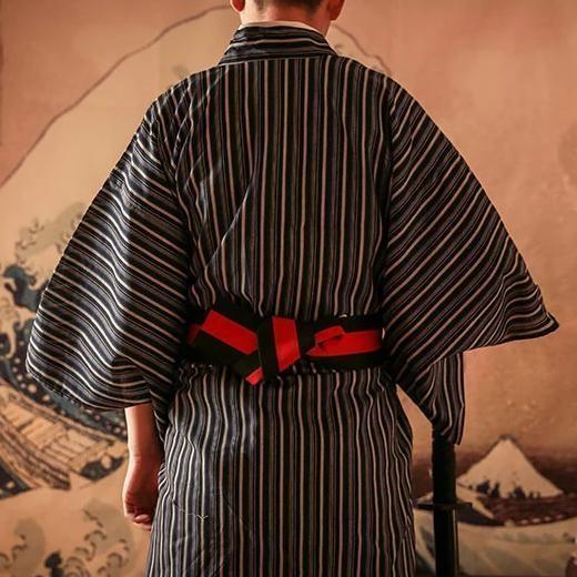 Men’s Japanese Kimono Robe Samurai One Size