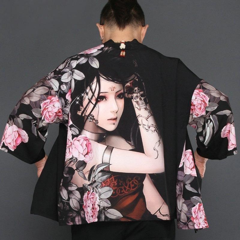 Men’s Kimono Jacket - Gothic Lolita