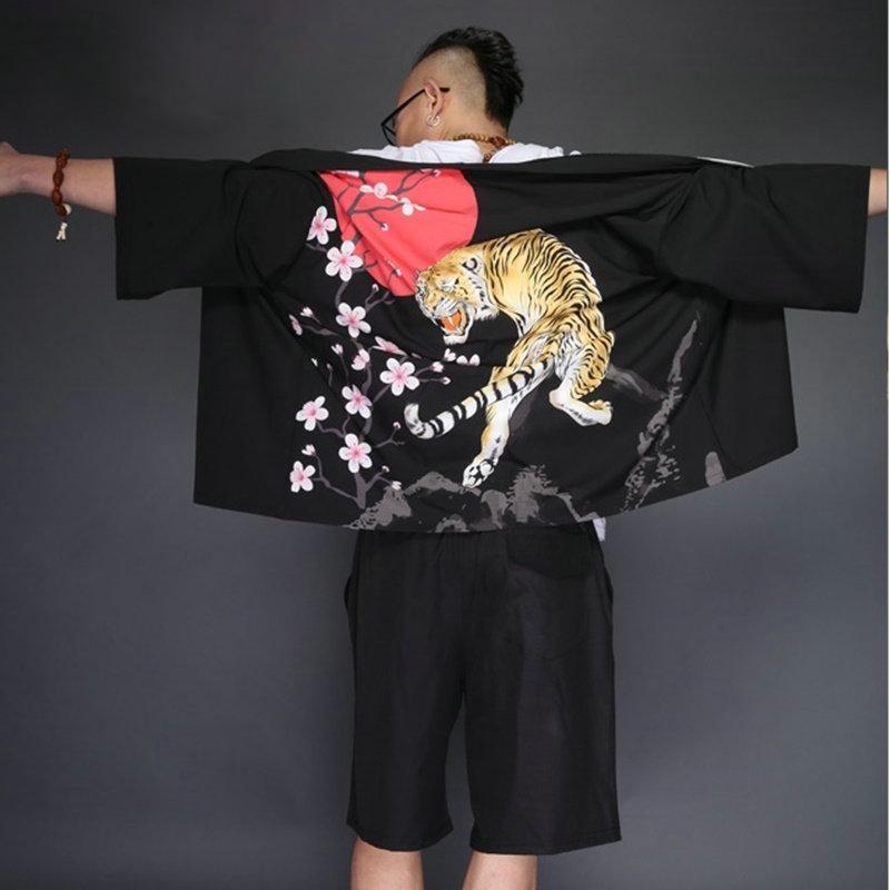 Men’s Kimono Jacket - Tiger