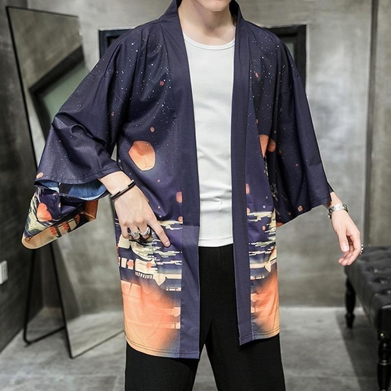 Kimono style jacket on sale mens