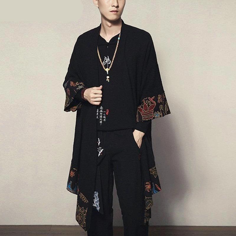 Men’s Long Kimono Jacket - Natsu