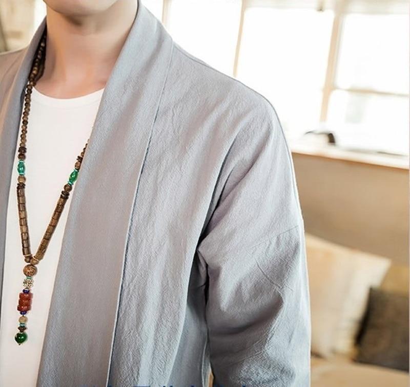 Men's Long Kimono Jacket - Tannaru