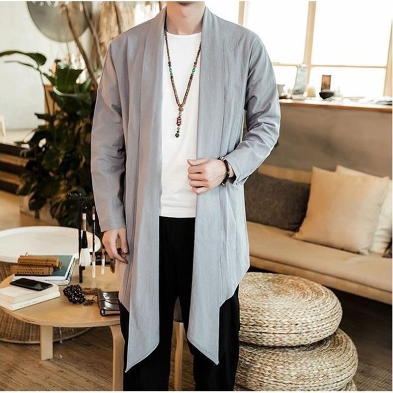 Men’s Long Kimono Jacket - Tannaru