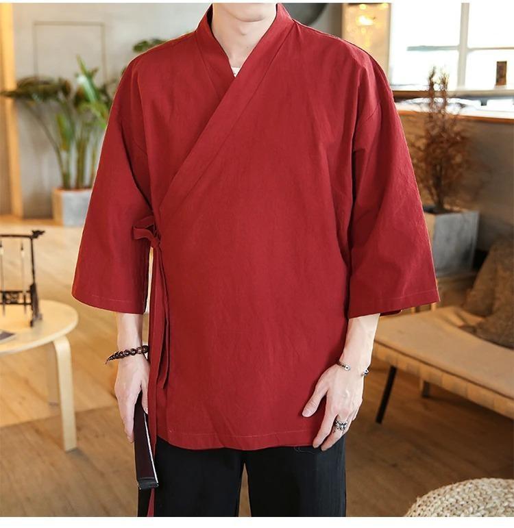 Mens Short Kimono