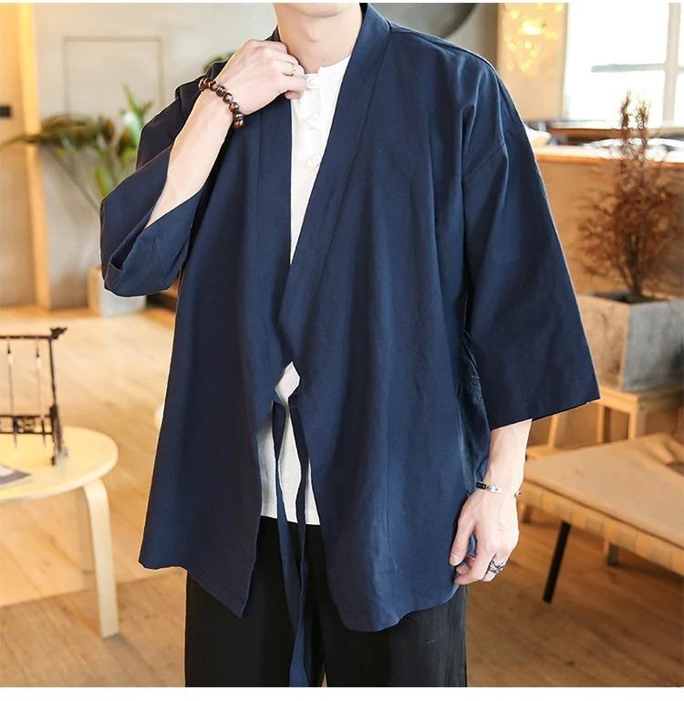 Mens Short Kimono