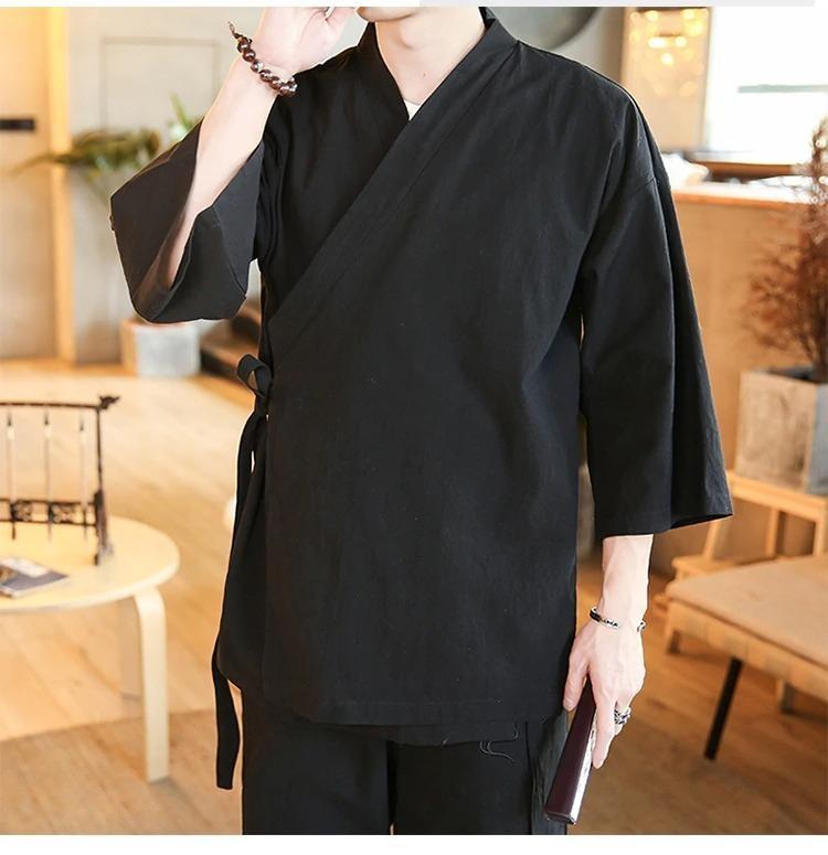 Mens Short Kimono