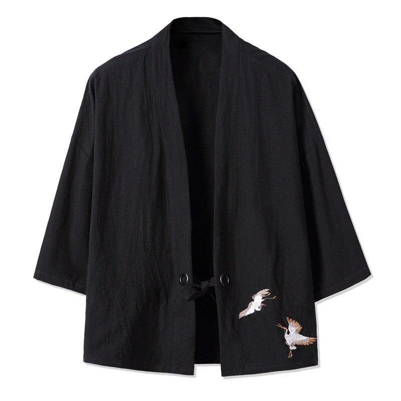 Mens Short Kimono Jacket