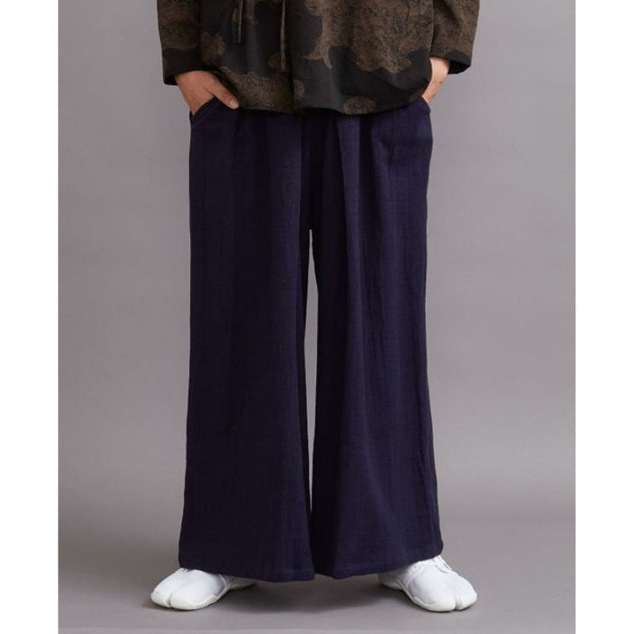 Japanese Wide Leg Pants Men's | Japan Avenue