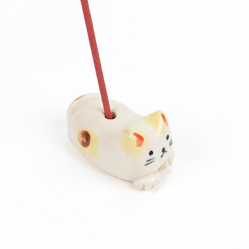 Ceramic Cat Incense-Holder