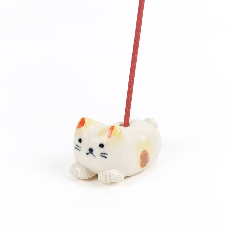 Ceramic Cat Incense-Holder
