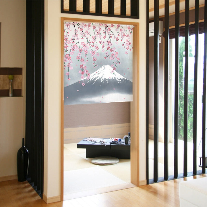 Noren Curtain - Cherry & Fuji