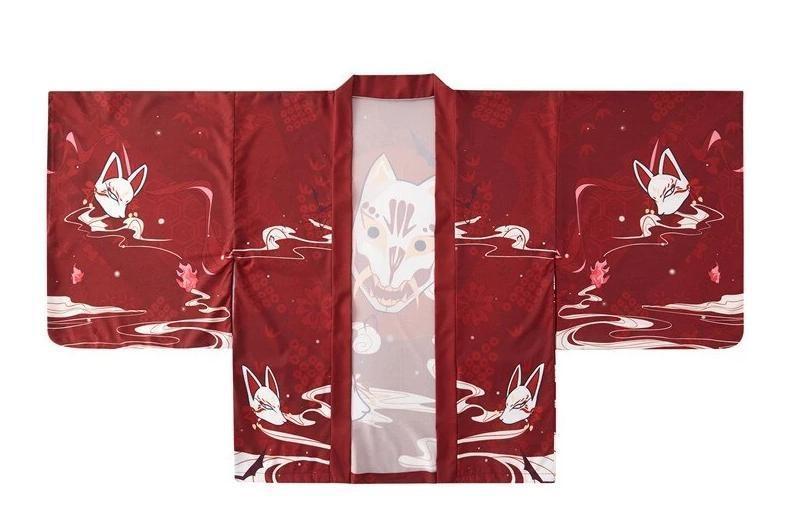 Red Kimono Jacket Men