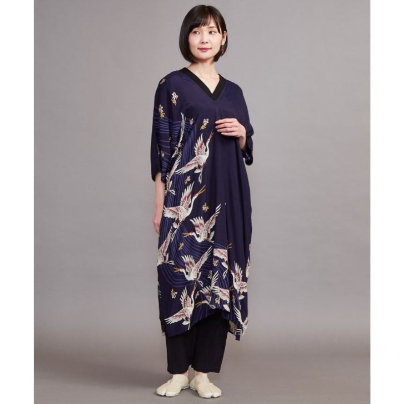 Japanese Crane Dress
