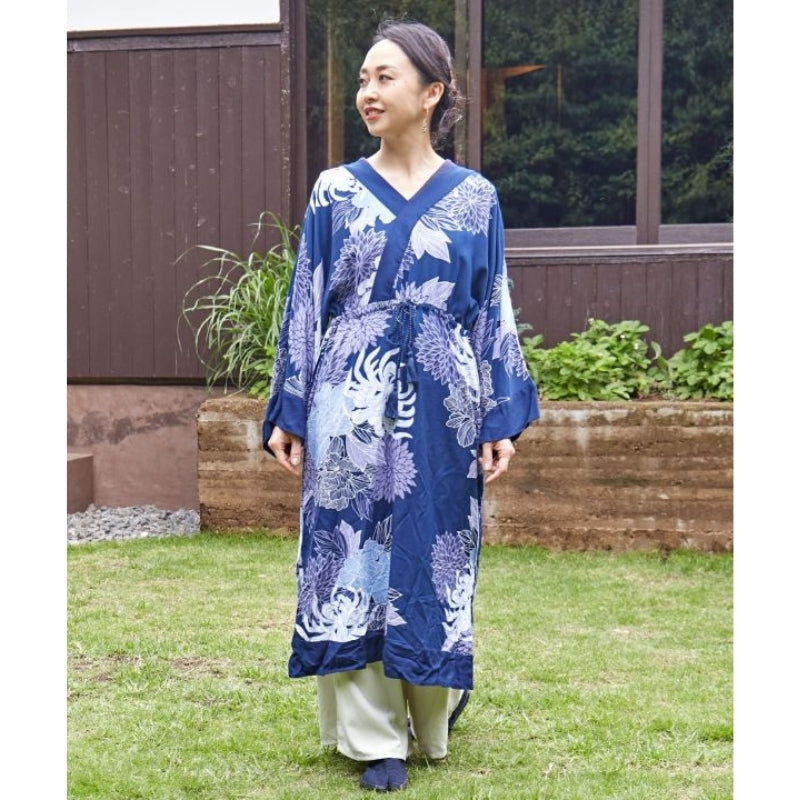 Japanese Print Dress