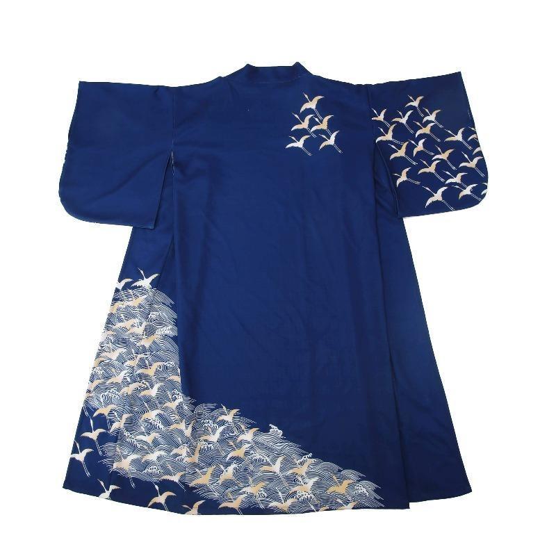 Royal Blue Kimono For Women