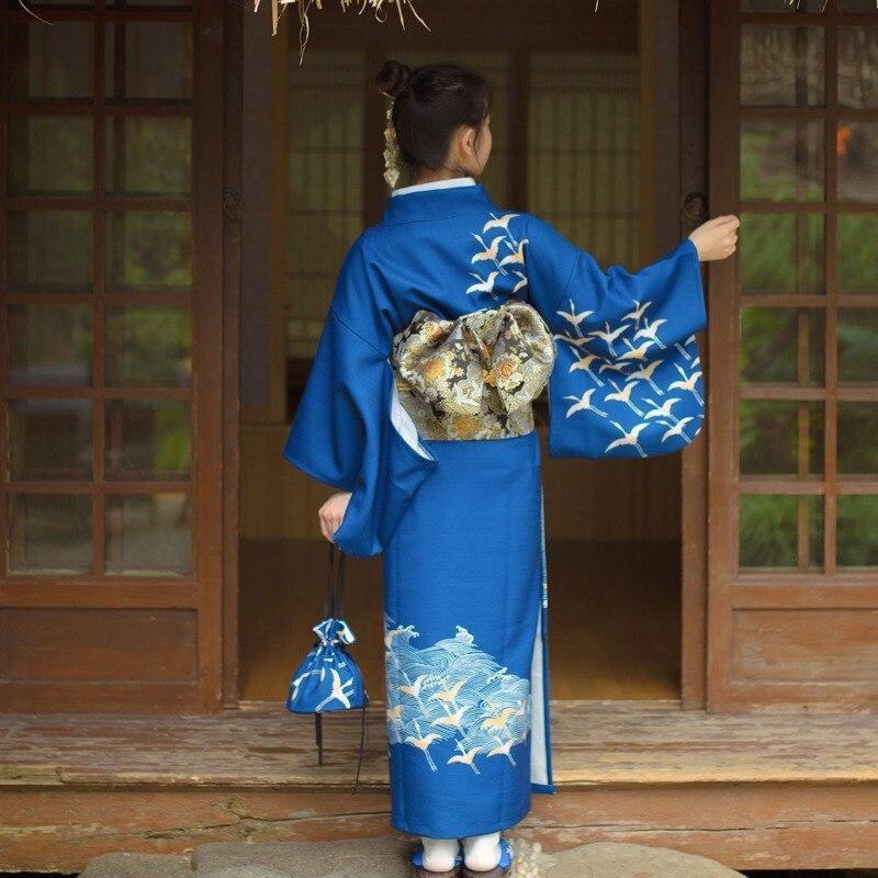 Royal Blue Kimono For Women