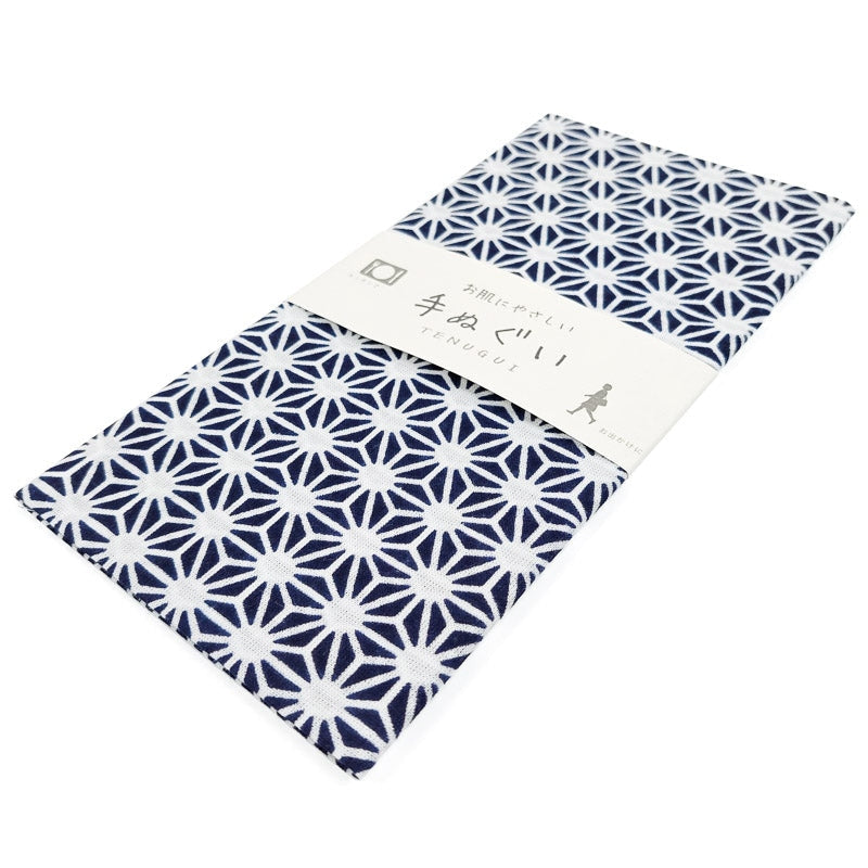 Towel Tenugui Asanoha Blue