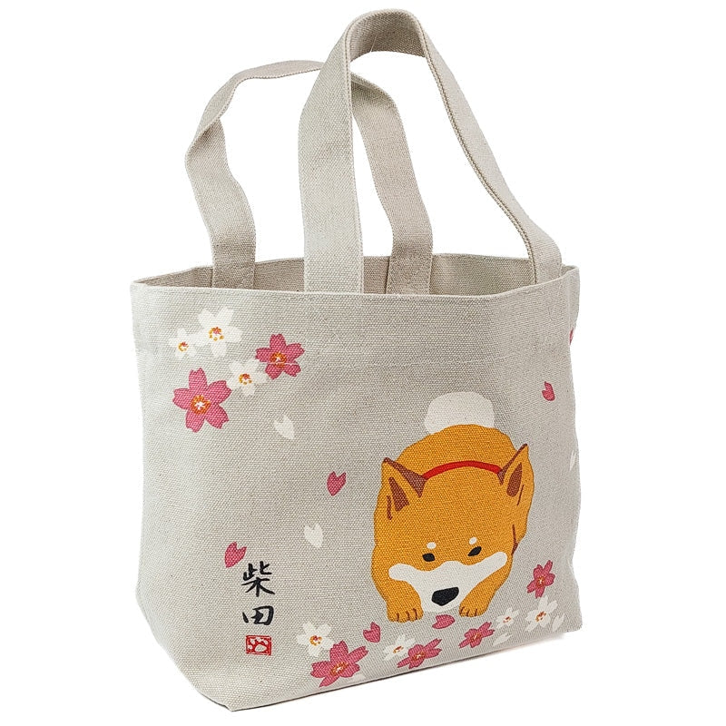 Shiba Sakura Lunch Bag
