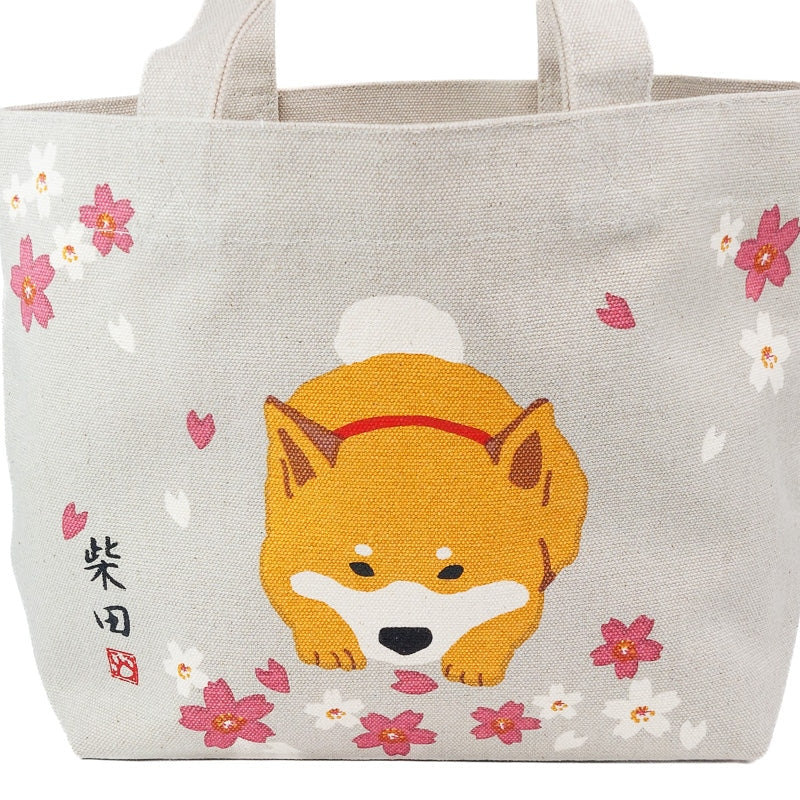 Shiba Sakura Lunch Bag