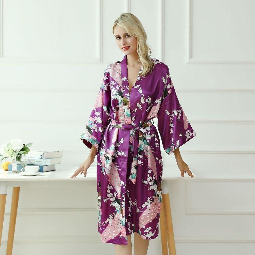 Silk Kimono Robe - Women S