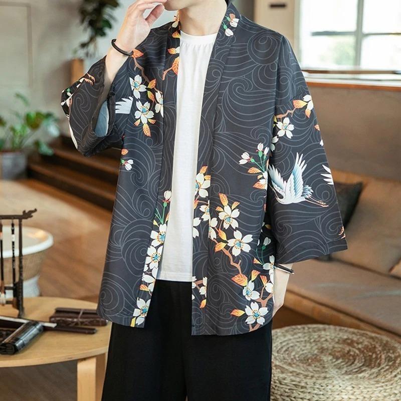 Streetwear Kimono Jacket For Men