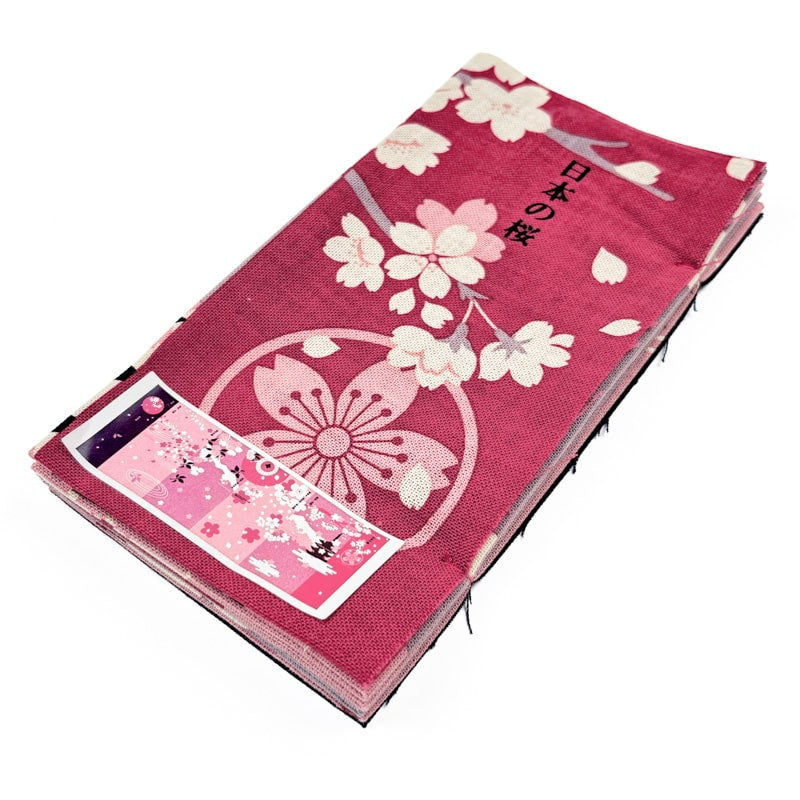 Sakura Japanese Tenugui fabric