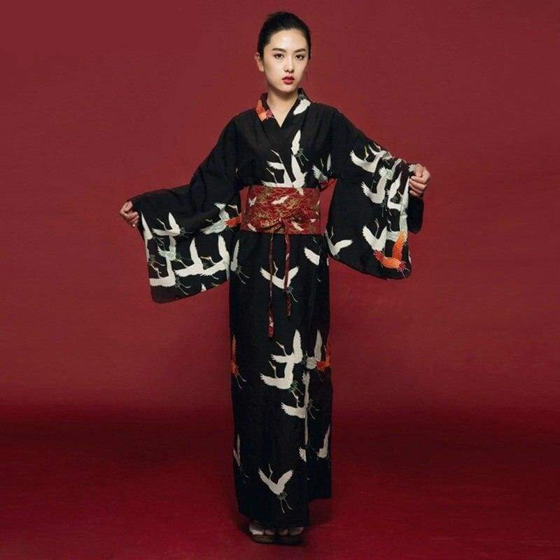 Traditional Japanese Woman Kimono S