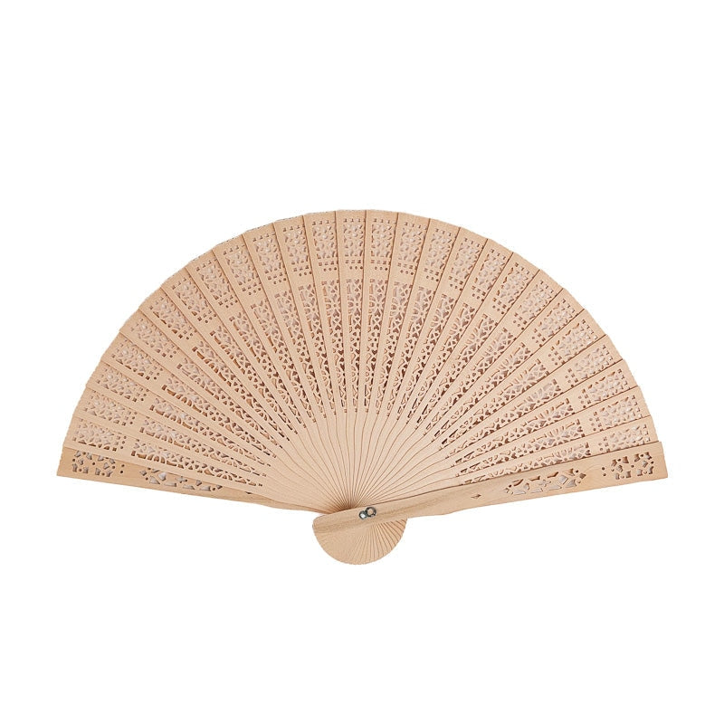 Traditional Wooden Japanese Fan