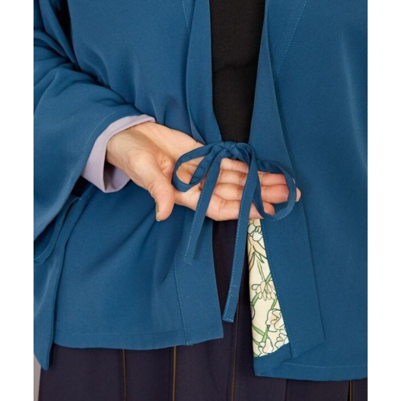 Veste Kimono Femme Bleu