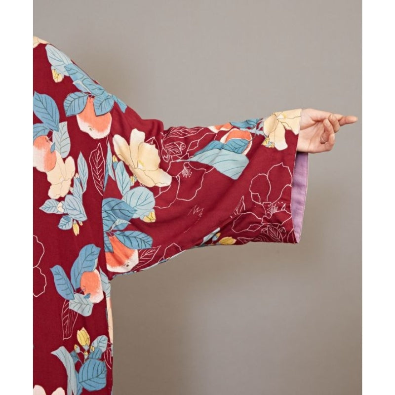 Veste Kimono Femme Fleurie