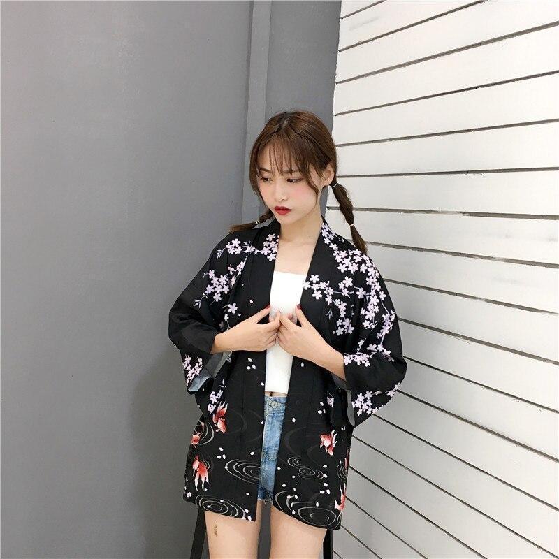 Black floral kimono clearance cardigan