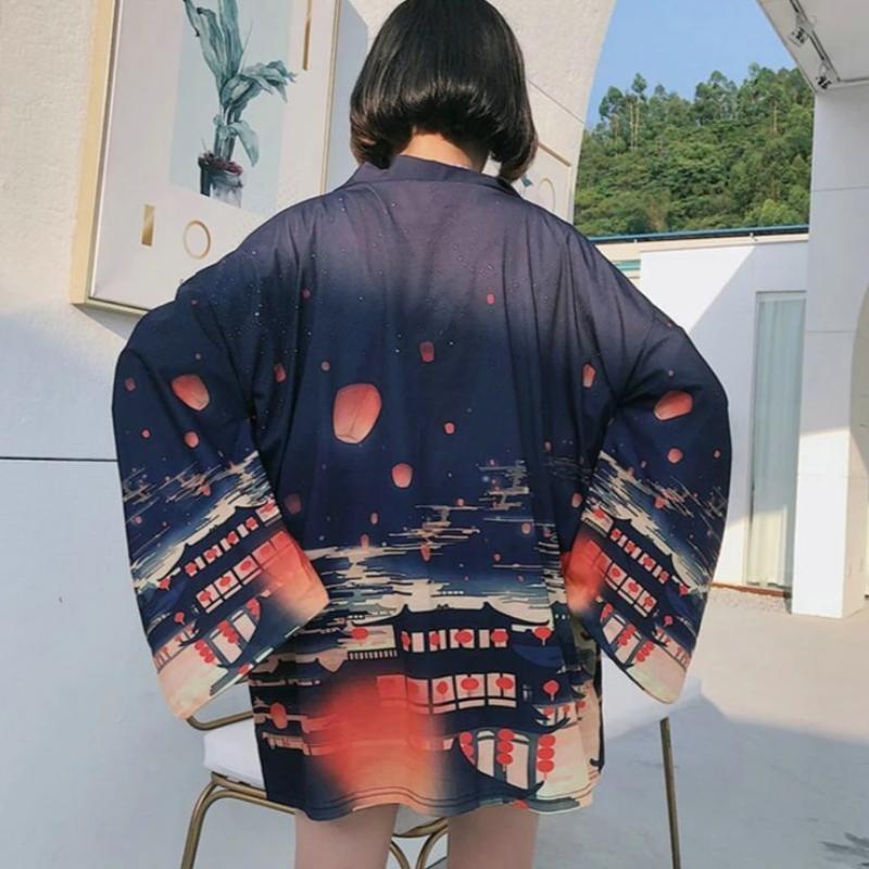 Women's Haori Jacket - Toro Nagashi