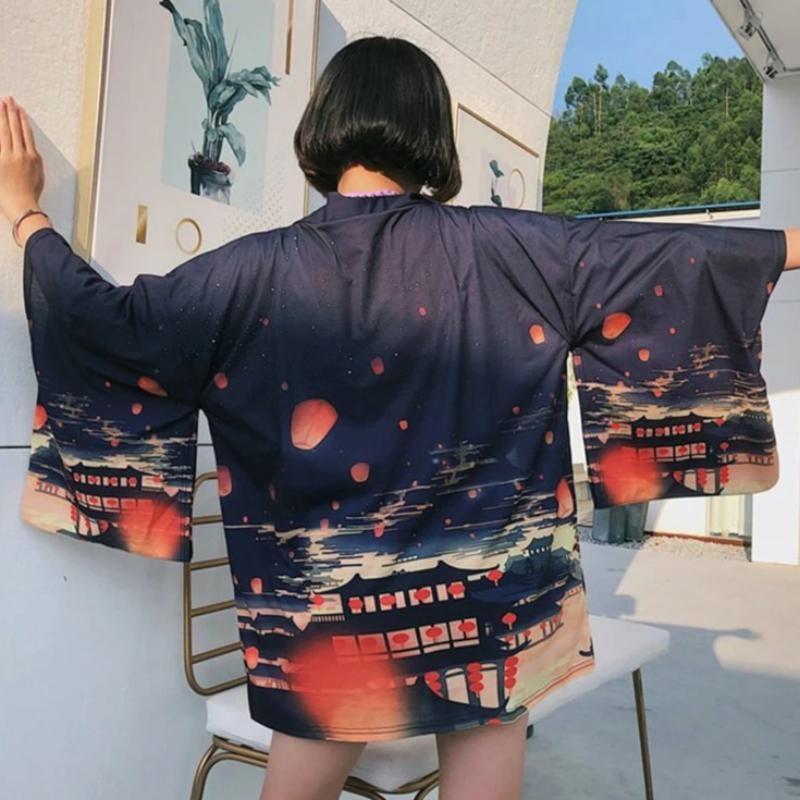 Women's Haori Jacket - Toro Nagashi