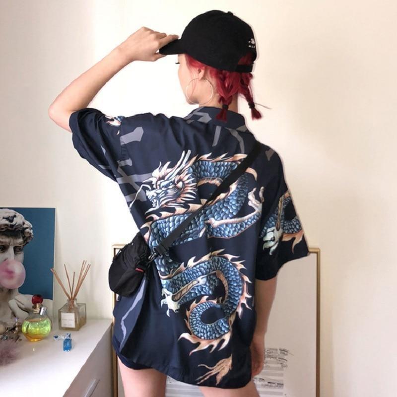 Women’s Japanese Dragon Shirt - Tatsu