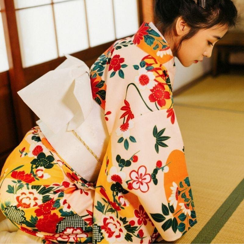 Women’s Japanese Kimono Dress - Matsuri One Size