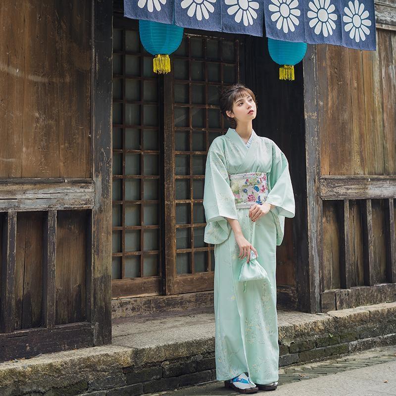 Women’s Japanese Pastel Kimono - Sakura