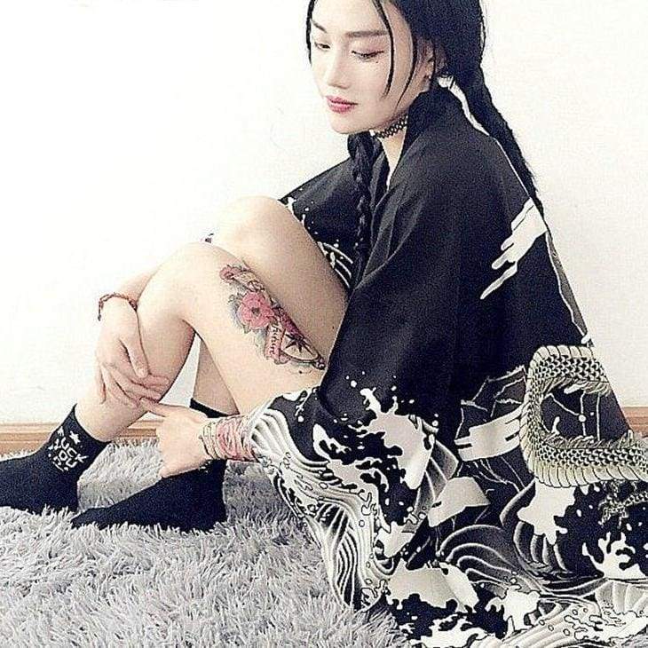 Women’s Kimono Cardigan - Dragon