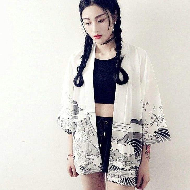 Women’s Kimono Cardigan - Dragon