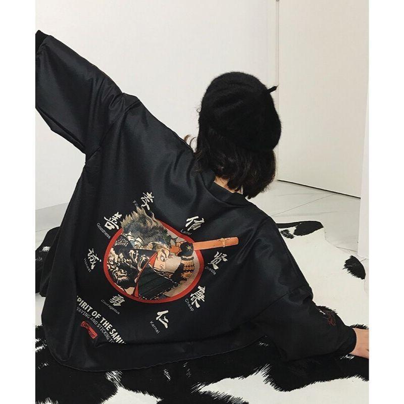 Women’s Kimono Streetwear - Samurai Spirit