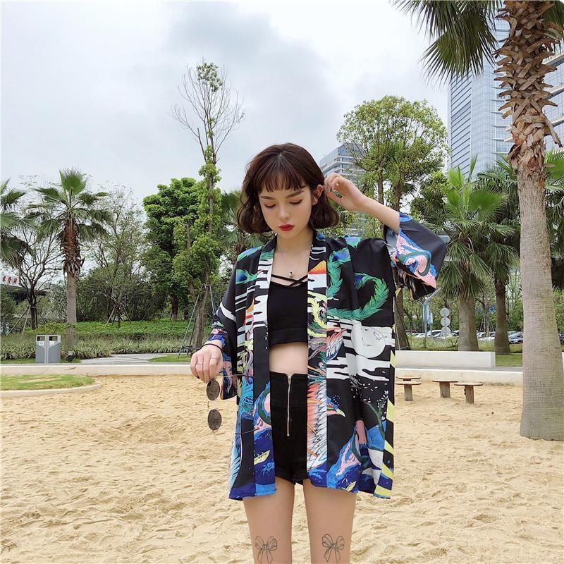 Women’s Phoenix Kimono Jacket - Houou One Size