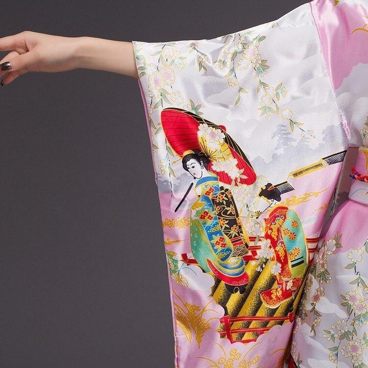 Women’s Pink Kimono Robe - Bara One Size