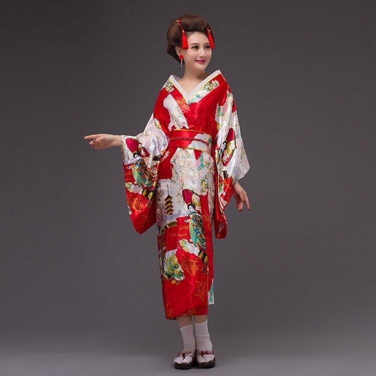 Women’s Red Kimono - Beniiro One Size