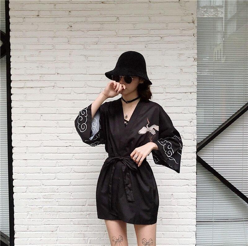Women’s Short Kimono Jacket - Tsugai One Size