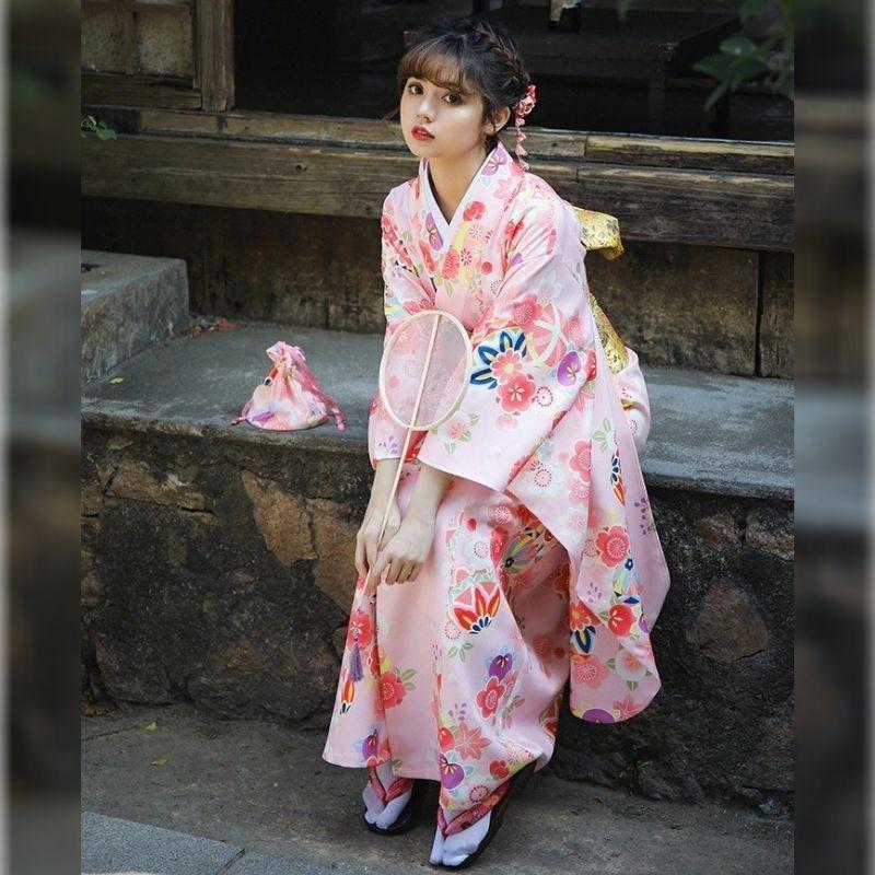 Women’s Traditional Japanese Kimono Dress