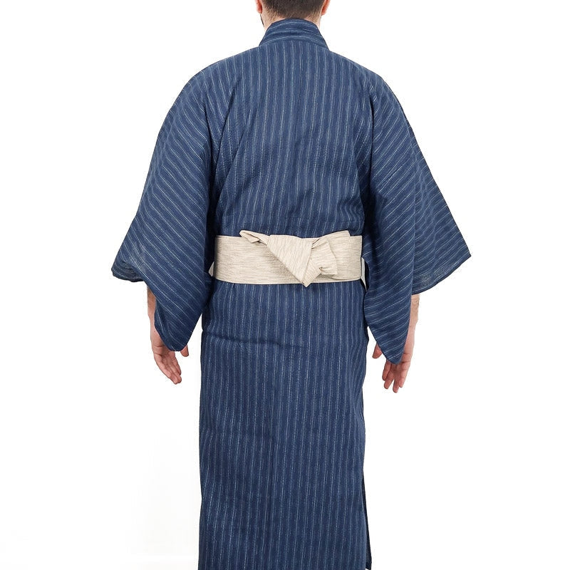 Blue Striped Yukata