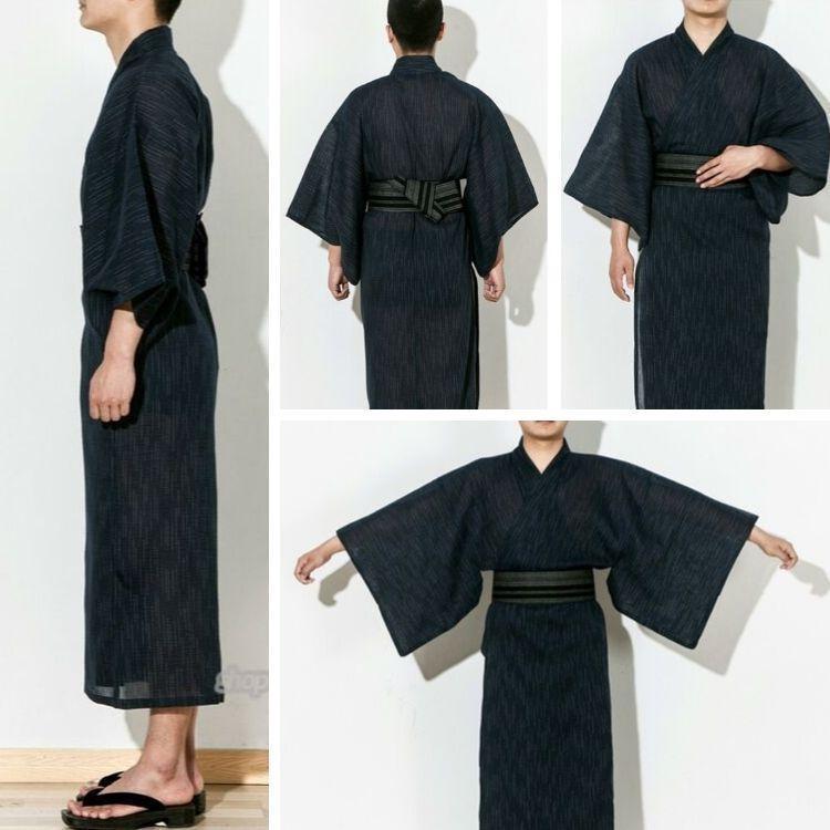 Yukata Men - Black Color